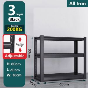 Storage Rack shelf Metal Rack Warehouse Rack Large Capacity BoltlessRrack Shelf Storage Livingroom Adjustable Rack  置物架