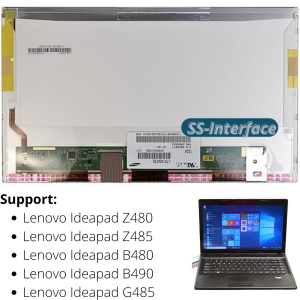 Layar LCD Lenovo Ideapad Z480 Z485 B480 B490 G485 monitor panel screen