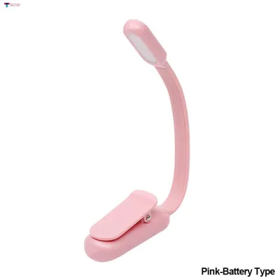 Sigomay USB Mini LED Book Night 3 Light Color Adjustable Brightness Clip-On Study Reading Lamp Rechargeable for Travel Bedroom Reading