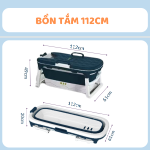 Bồn Tắm Gập Gọn Xếp Nhỏ Sâu Xài Ít Nước Toilet Toa Lét Nhỏ Nắp Giữ Nhiệt Cho Gia Đình HCM