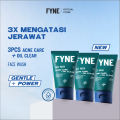 [TRIPLE PACK] FYNE Face Wash Pria Acne Care + Oil Clear 100ml. 