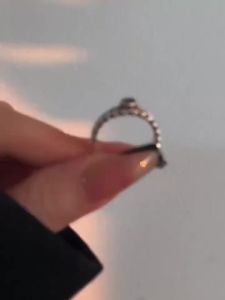 First Shadow 925 Pure Silver Black Zircon Ring for Women 2025 New Adjustable Ring ins Unique Personality Index Finger Ring