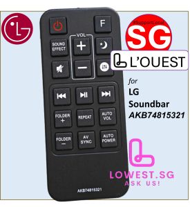 For LG Sound Bar Remote Control AKB74815321 AKB74815311 (New warranty)