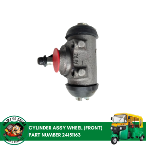 1PC Bajaj Cylinder Assembly Wheel Comp FRONT (24151163) High Quality Genuine BAJAJ Parts RE Original Three Wheelers BSC
