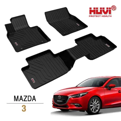 Thảm lót sàn ô tô HUVI cho xe Mazda 3 3D năm 2019+