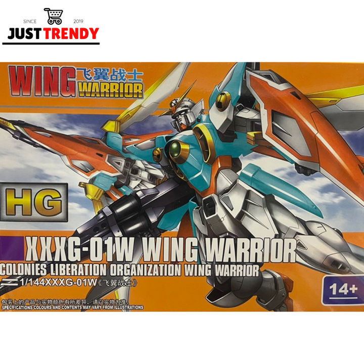 Bandai Hobby HGAC Wing Gundam Model Kit - 1/144 Scale Gundam Wing Model