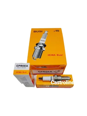 10PCS 1 KOTAK BUSI CPR6EA BUSI DRAT PANJANG MOTOR BEAT / VARIO / SCOOPY / SPACY / CB150R / MEGAPRO / VERZA / SUPRA X 125 / KHARISMA / REVO / JUP MX / VIXION IKIWA