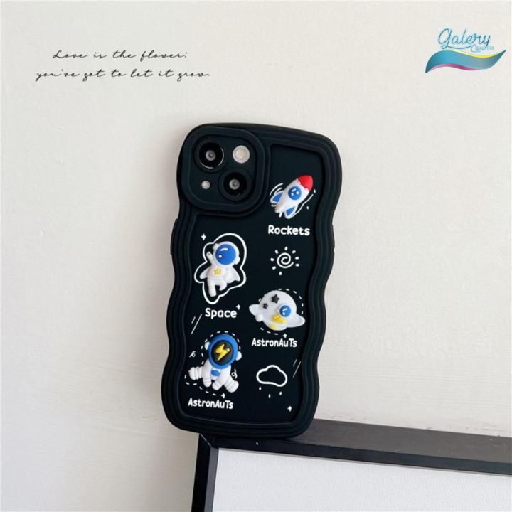 GC Softcase gelombang motif astronot SS141 casing hp untuk OPPO