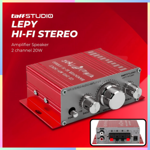 FAST DELIVERY TaffSTUDIO LEPY Amplifier Mini Full Bass HiFi Stereo Speaker Audio 2 Channel 20W