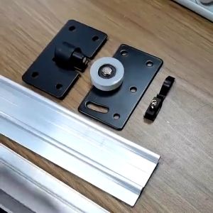 4SET 8SET Sliding Door Roller Durable Wardrobe Cabinet Closet Hanging Concave Pulley Caster Nylon Pulley [COD]
