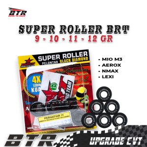 BRT - NMax ROLLER Racing BRT racing Black Diamond Roller Ukuran 9 - 10 - 11 - 12 gram