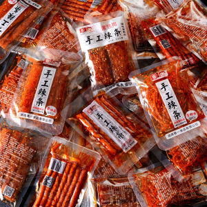 Spicy snacks small packaging nostalgic childhood spicy snacks snack combination spicy slices beef tendon
