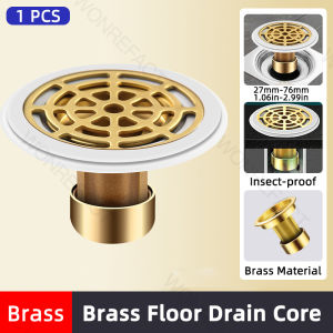 Universal Large Size Latrine Floor Drain Shower Floor Traps Hair Interception Core Rust Prevention Strainer Quick Drain Plug Sealed Filter Element