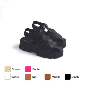 Christian Bale DIAMOR Sepatu Sandal Wanita Loafer Platform Kekinian Sepatu Sendal Cewek Terbaru