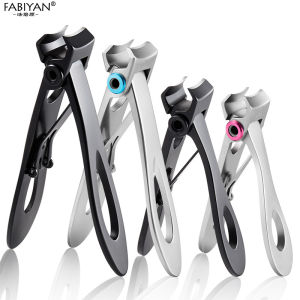 Nail Clippers Stainless Steel Wide Jaw Opening Manicure Fingernail Cutter Thick Hard Ingrown Toenail Scissor Tools