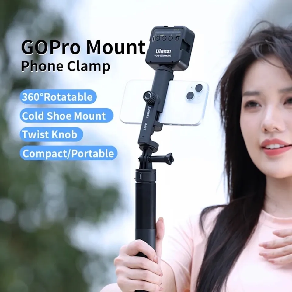 Ulanzi MA28 360° Rotation Phone Holder Clip GoPro Action Camera - Main Image