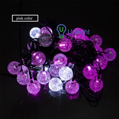 5meter 28 pcs LED Bubble ball Fairy Light String Light Lamp Wedding Party Home Festive Decor