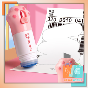 Harga Grosir - Cutter Mini Lucu 2 in 1 Package Opener / Penghapus Alamat Resi Fungsional