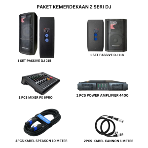 Paket Speaker Sound System Speker Audio One SUBWOOFER 15 18 Pasif Son sistem Lapangan (PROMO MERDEKA 2)