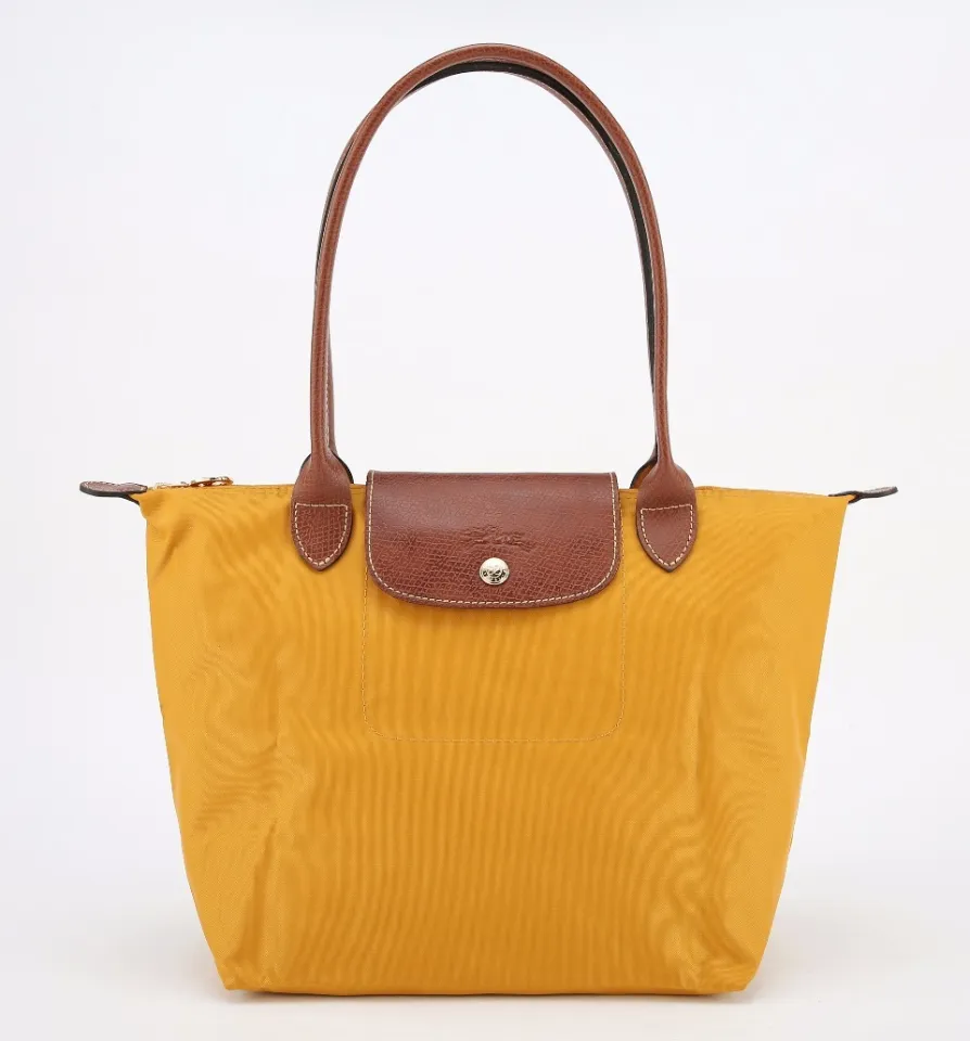 Longchamp yellow sales tote bag