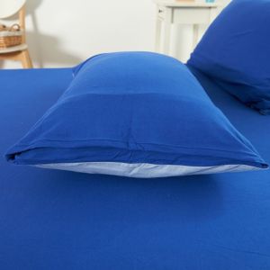 Cotton Pure™ Klein Blue Jersey Cotton Pillow Case