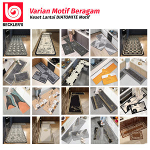 (Becklers) Keset Dapur Diatomite 2in1 Anti Slip Minimalis / Keset Kaki UK 40x60CM & 40x120CM