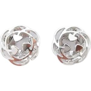 Poh Heng Jewellery 18K Earrings in White Gold[Online Exclusive]