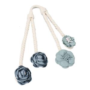 Elegant Flower Curtain Tiebacks Clips 2Pieces Blossom Twist Window Drapery Holders Holdbacks for Living Room Decoration