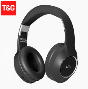 HEAVY BASS BASS-300 Adjustable Travel Portable Bluetooth V5.4 Stereo Surround Sound Foldable Type-C Charging Headphone