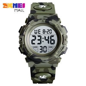 SKMEI วัยรุ่นนักเรียนที่มีสีสัน LED แสงแฟลชเด็กแฟชั่นนาฬิกาดิจิตอลกีฬานาฬิกาจับเวลาปลุก50เมตรกันน้ำ1548