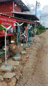 ใบกังหันเรียกทรัพย์ 25 ซ.ม 3 ใบ (สีขาวยาว)