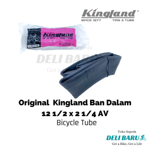Kingland Ban dalam 12 1/2 x 2 1/4 pentil motor sepeda anak