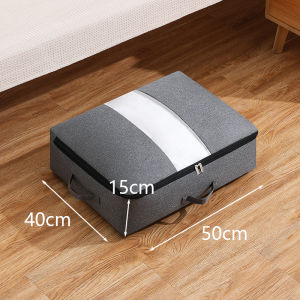 Foldable Underbed Storage Box Wear-resistant Material Flexible Storage Making More Space for You