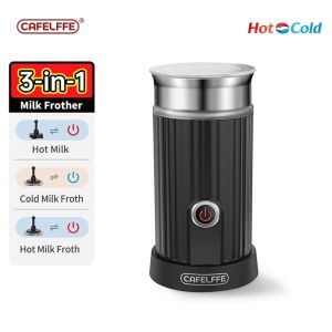 Cafelffe 5 ใน 1 เครื่องทำกาแฟหลายแคปซูลเครื่องทำกาแฟเย็นและร้อน เครื่องทำกาแฟ Cappuccino & Latte สำหรับ Dolce Gusto / Nespresso Original / Ground Coffee / 44mm ESE / K CUP Capsule