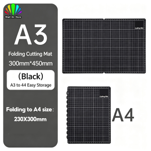 DIY Craftmaster A2/A3/A4 Double-Sided PVC Cutting Mat with Clear Scale - Self-Healing 3mm Thick