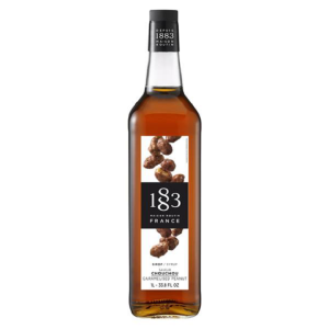 1883 MAISON Routin Caramelized Peanut Syrup 1L - Premium French Nutty Flavor Syrup for Coffee & Milk Tea