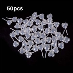 50Pcs Pipet Fla Puding Pipet Plastik Pipet Vla Hiasan Kue Puding Cup Cake Dessert Pipet 4ml Untuk Puding Cupcake Dessert Pipet Cupcake