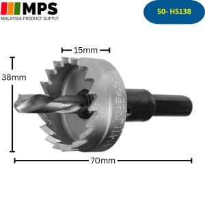 Merwin HSS Drill Bit Hole Saw Stainless Steel Metal Alloy Hole Cutter Hole Drill Penebuk Lubang Besi Heavy Duty
