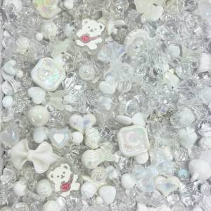 Manilago 20/50g Mixed Color Acrylic Beads Irregular Mixed material package For DIY Jewelry Making