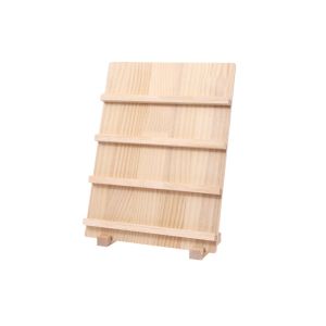 GUAIP Large-capacity Wooden Nail Art Stand 3/4/5 Layer Multi-functional Earring Necklace Display Rack Compact Space Saving Manicure Products Showing Shelf Nail Color Board Card Paper