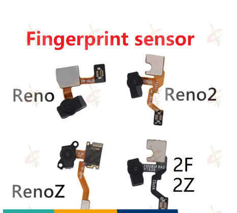 Sensore Impronte Digitale Flat Flex Per OPPO Reno 4Z 5G - Nero