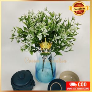 Aksesoris Kejora Cabang 5 Artificial - Aksesoris Daun Rumput Bahan Hiasan Dekorasi