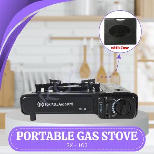 Kosco 2 in 1 Portable Multifunctional Gas Stove Hiking Picnic Gathering Cassette Stove PGS-103