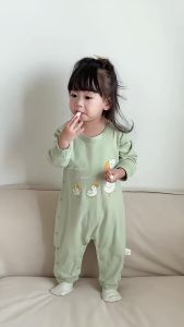 Newborn without bones a Cotton-like  baby jumpsuit with long sleeves stylish romper for infants of all ages for all seasons
