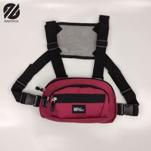 Tas Dada Chest Bag dengan Lubang Headset Nevan Baepack / Tas dada kekinian terbaik untuk pengendara / Tas Premium dan kekinian / Cowok Pria