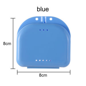 Dental Retainer Box 5 Colors Fake Teeth Mouth Guard Denture Storage Case Box Container Dental Storage Hygiene Organizer Accessories 牙套盒 | Cute Baby