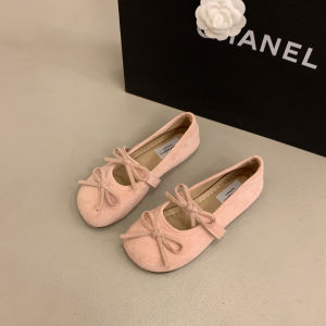 Free Shipping Round-Toe Shallow-Mouth Flats 2026 Spring New Collection Korean-Style Bow-Knot Loafers Flat Ballet-Style WomenS Shoes