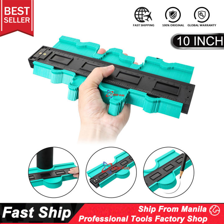 10 Inch Contour Profile Gauge Tiling Laminate Tiles Edge Shaping Wood