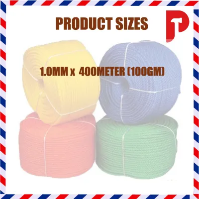 Polyethylene Nylon Rope 1.5mm2mm2.5mm3mm All Colour