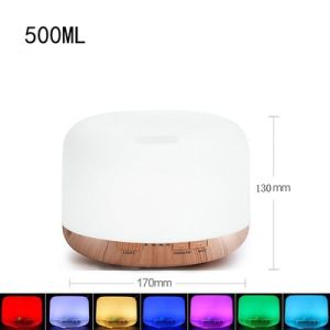 [DuoDuo]500ML Ultrasonic Humidifier Aroma Diffuser. 7 LED Light.